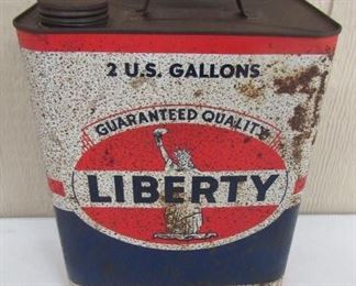 Metal Liberty 2 Gallon Oil Can