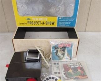 Project-A-Show View Master w/Slides & Box