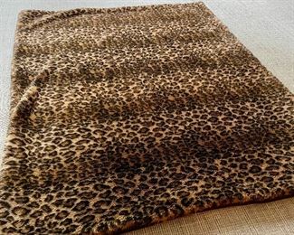 Item 281:  Cheetah Print Throw:  $42