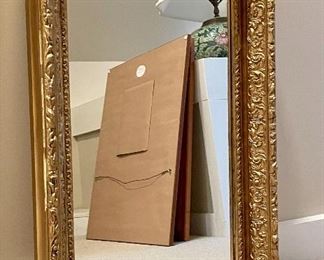 Item 285:  Gold Gilt Mirror - 15.5" x 22.5": $40