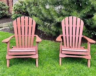 Item 318:  (2) Resin Adirondack Chairs: $125 ea