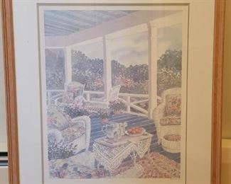 Item 342:  Signed Print:  $85