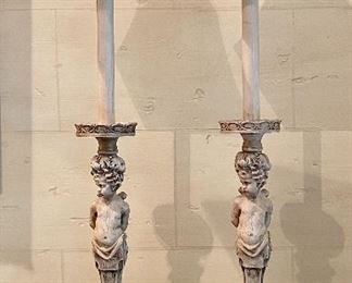 Item 4:  Pair of Figural Lamps - 29": $145