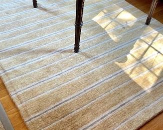 Item 42:  100% Wool Hand Loomed Rug - 5' x 7':  $375
