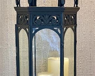 Item 74:  (2) Frontgate Iron Lanterns - 28": $115 ea