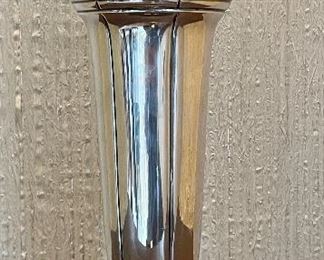 Item 59:  Large Sterling Silver Trumpet Vase - 7" x 13": $275