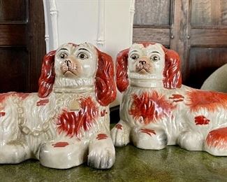 Item 136:  Pair Staffordshire Dogs - 5": $125/Pair