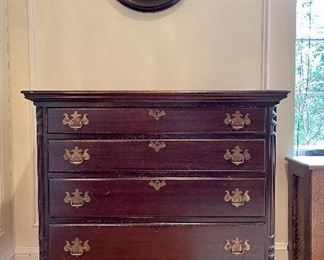 Item 189:  Four Drawer Dresser (this item is in good vintage condition but has some surface scratching) - 30.5"l x 21"w x 37.5"h:  $85
