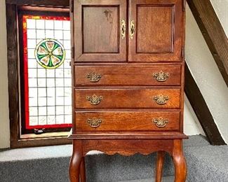 Item 242:  Jewelry Chest - 21"l x 16"w x 46"h: $175