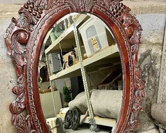 Item 268:  Ornate Mirror - 36.5" x 57.5": $245