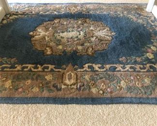 Wool Chinese carpet, 36"w x 61"l