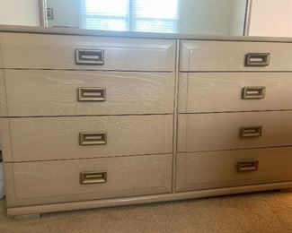 Personalized Mengel Mid- Century modern vintage dresser and mirror