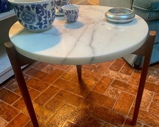 Marbletop Art Deco side table