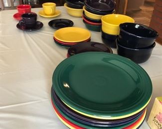 Fiesta dishes dinnerware