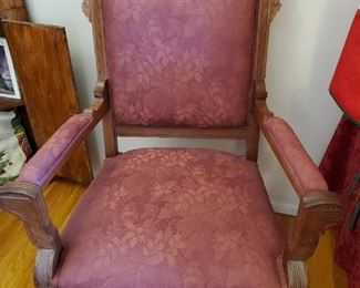 Antique Eastlake Parlor chair.