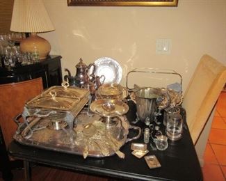 Hydro silver in dining room