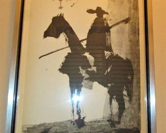 Hydro man on a horse