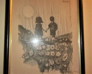 Hydro boy and girl black and white