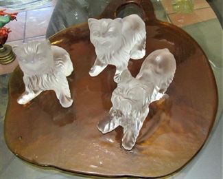 Hydro lalique cats