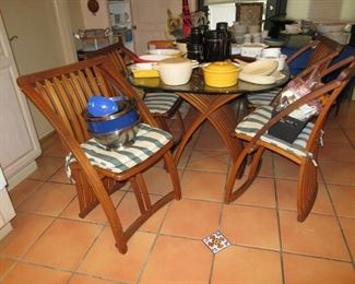 Hydro teak kitchen table and chairs