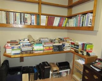 Hydro office full of books