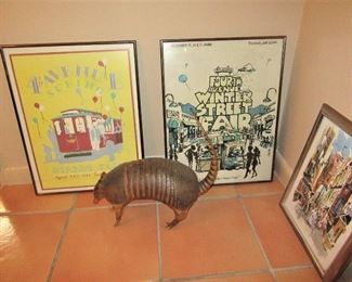 Hydro street fair posters with armadillo