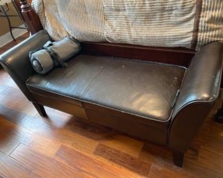 Small settee by bed $50 - some use