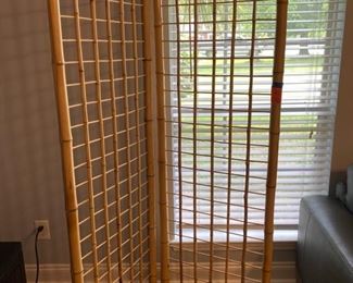 $100 bamboo screen 48” x 6’ T 