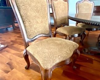27-	Six Italian side chairs 	31”H x 2’W		$695