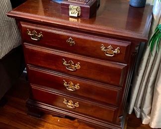 44- Two night chests 17”D x 28”L x 31”H			$385 