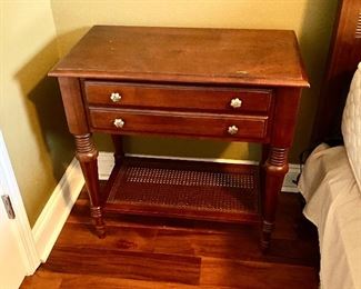 48-	Ethan Allen night table with drawer 	28”L x 16”D x 28”H		$195