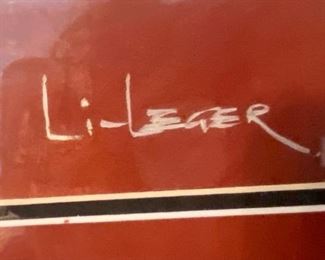 60. (4) Li-Leger artwork 22” sq						$95