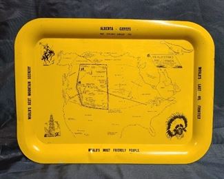 Vintage Alberta - Canada metal tray from 1950's?
Perfect for an oil and gas professional
