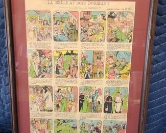 Vintage popular French comic