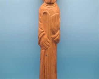Santos carved folk art figure
