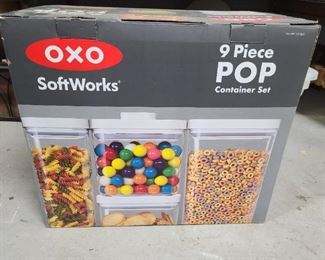 OXO 9 piece POP container set 
*brand new