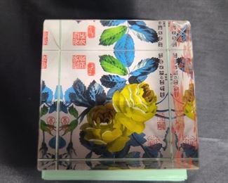 Aerial view Fringe paperweight