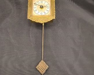 Timeworks petite wall square geneva clock - brand new in box