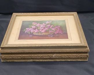 Frame trinket box w/mirror