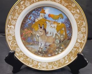 Franklin Porcelain
The Grimm's Fairy Tales ~
"The Bremen Town Musicians"
Limited Edition 