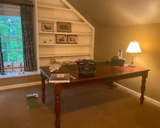 Large mahogany desk 
