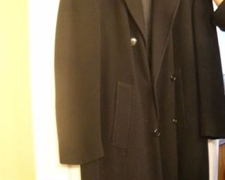 MANI MADE IN ITALY WOOL BLACK COAT