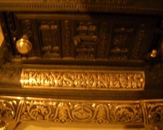 DETAIL OF ANTIQUE STOVE