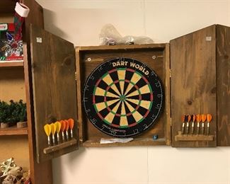Nice Dart Board with accessories in box