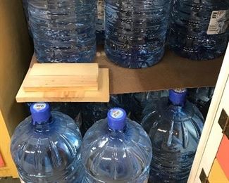 Large water bottles to fit water dispenser