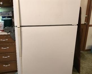 Maytag Refrigerator.  Top freezer.