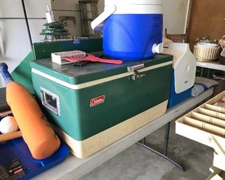 Coleman Cooler in great condition.  Other coolers also
