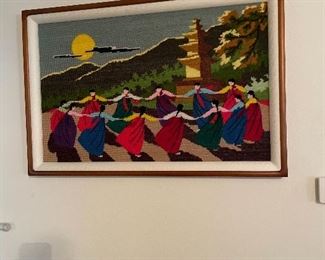 Korean needlecraft picture of "Circle of the Moon"