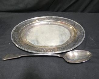 Silver Plated Platter 14" x 10"