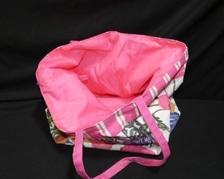  Lined Estee Lauder Floral Tote 14" X 19"